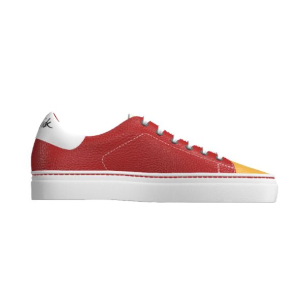 USC Cardinal And Gold Low Top Handmade Sneakers