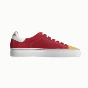 USC Cardinal And Gold Low Top Handmade Sneakers