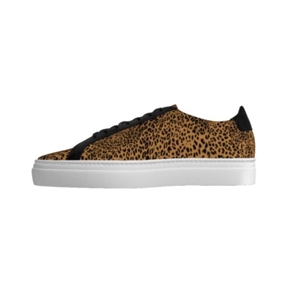 Leopard Low Top Handmade Sneakers