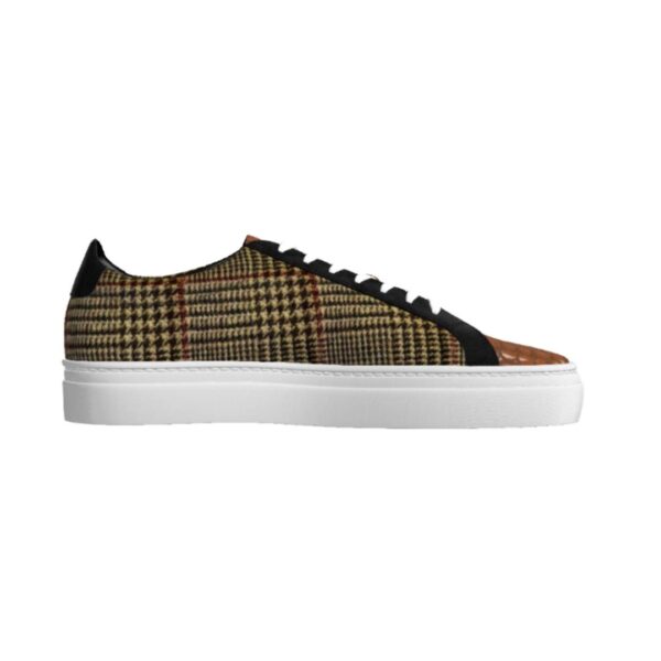 made-to-order shoes with tweed