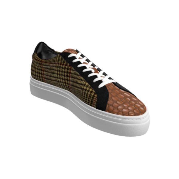 made-to-order shoes with tweed