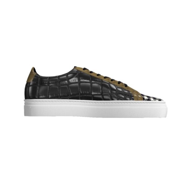 made-to-order houndstooth low top shoes