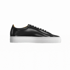Dear Derrick All Black Nappa Low Top Handmade Sneakers