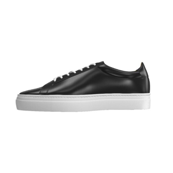 black low top made-to-order shoes