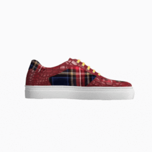 DS71 Red Croc Red Plaid
