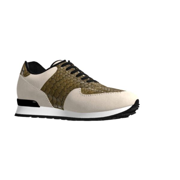 Genuine Python Green Jogger Shoes