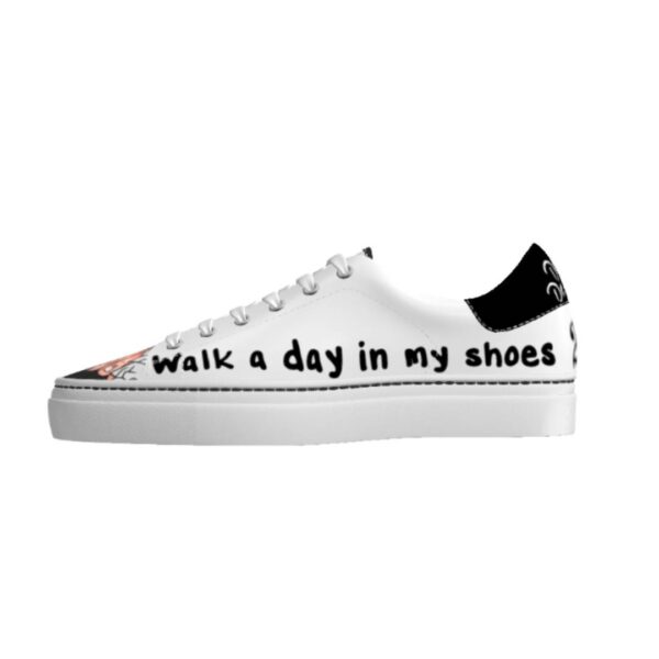 Light Toes on Black Casual Sneakers