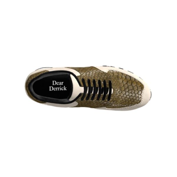Genuine Python Green Jogger Shoes