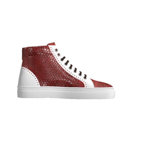 Red Python Design Shoes