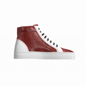 Red Python Design Shoes