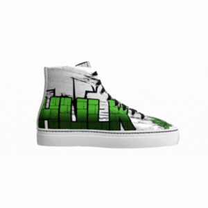 Side view of the shoe