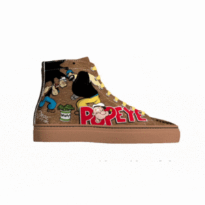 Side view of the shoe