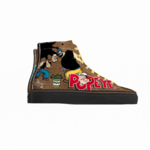 Side view of the shoe