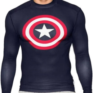 DSS8 Captain America Long Sleeve Fitted Shirt
