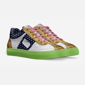 DS167 POLKA DOT-CROC LOWTOP